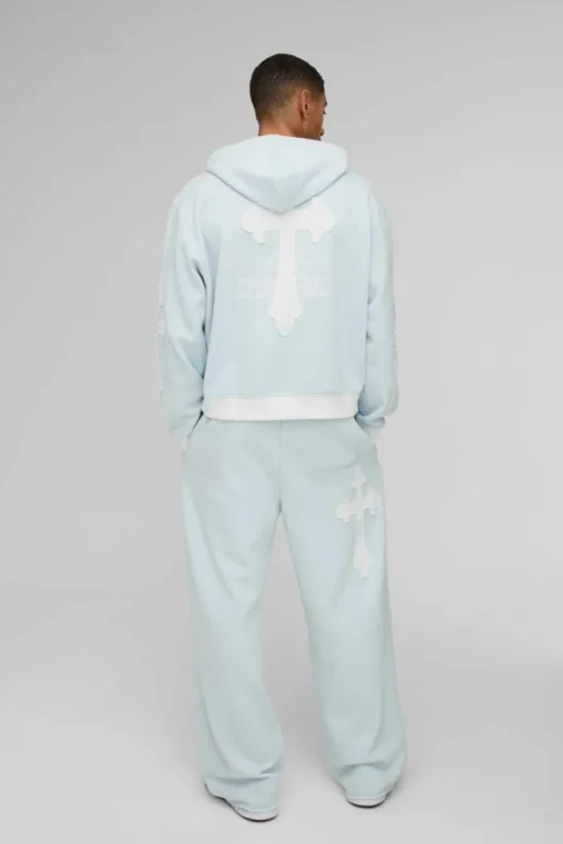 Oversized Boxy Limited Edition Cross Applique Hoodie