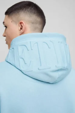 Oversized Boxy Limited Embossed Hoodie