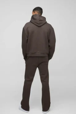 Oversized Boxy M Star Extended Drawcord Hooded Tracksuit