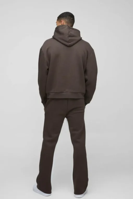 Oversized Boxy M Star Extended Drawcord Hooded Tracksuit
