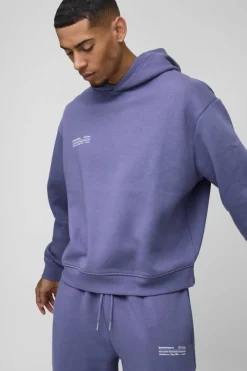 Oversized Boxy Man Hooded Tracksuit