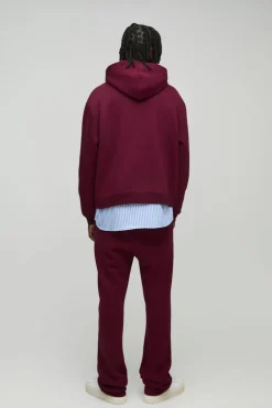 Oversized Boxy Man Print Hoodie