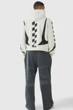 Oversized Boxy Moto Racing Hoodie