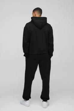 Oversized Boxy Ofcl Print Hooded Tracksuit