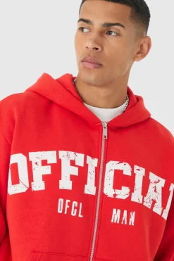 Oversized Boxy Official Print Tracksuit