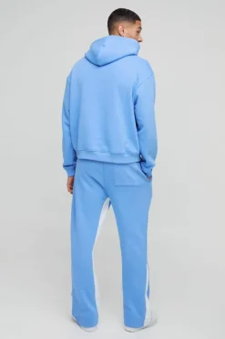 Oversized Boxy Paint Splatter Homme Gusset Tracksuit