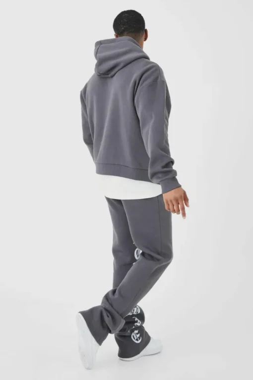 Oversized Boxy Printed Flared Tracksuit