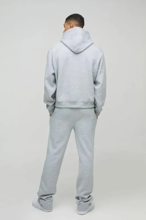 Oversized Boxy Printed Flared Tracksuit