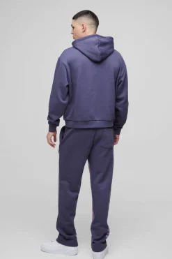 Oversized Boxy Printed Gusset Tracksuit