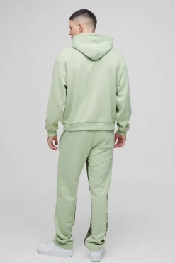 Oversized Boxy Printed Gusset Tracksuit