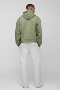 Oversized Boxy Smart Embroidered Hoodie