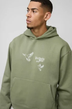 Oversized Boxy Smart Embroidered Hoodie