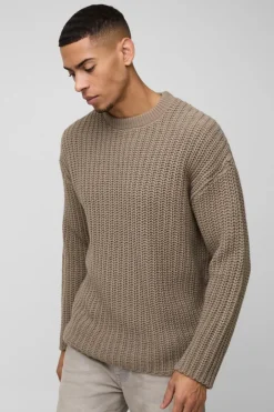 Oversized Chunky Knitted Jumper
