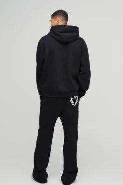 Oversized Cold Hearted Puff Print Hoodie
