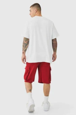 Oversized Deadpool Cereal License Print T-shirt