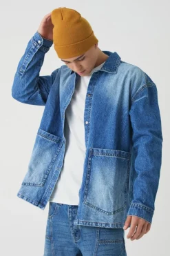 Oversized Denim Overshirt