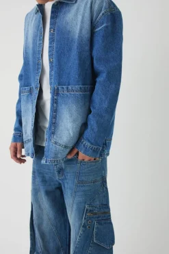 Oversized Denim Overshirt