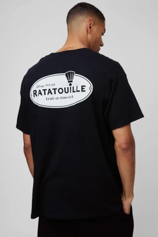 Oversized Disney Ratatouille License Print T-Shirt