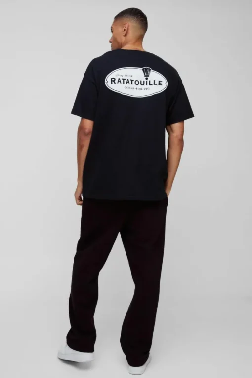 Oversized Disney Ratatouille License Print T-Shirt