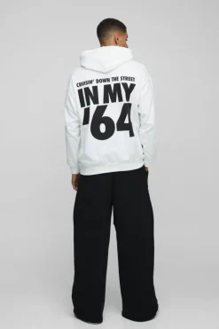 Oversized Eazy E Face License Print Hoodie