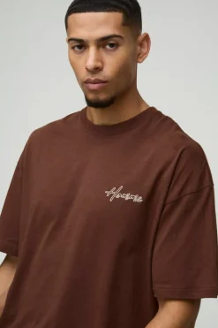 Oversized Embroidered Homme T-Shirt