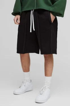 Oversized Exposed Seam Short
