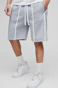 Oversized Exposed Seam Short