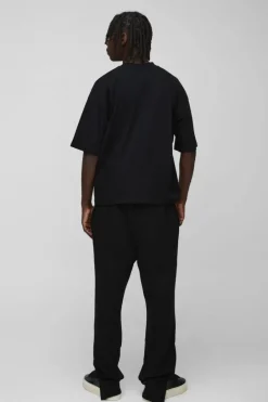 Oversized Extended Neck Boxy Heavyweight T-shirt