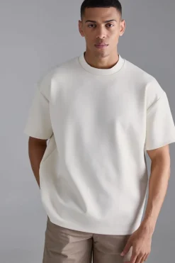 Oversized Extended Neck Scuba T-shirt