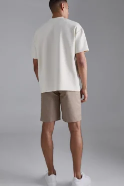 Oversized Extended Neck Scuba T-shirt