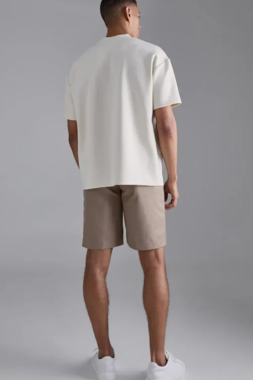 Oversized Extended Neck Scuba T-shirt
