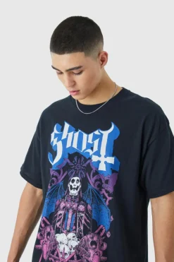 Oversized Ghost Band License T-shirt