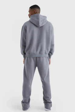 Oversized Graffiti Spray Graphic Tracksuit
