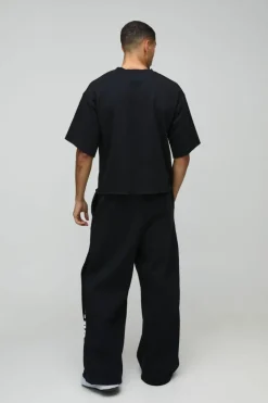 Oversized Half Sleeve Raw Hem Nirvana License Print Sweatshirt