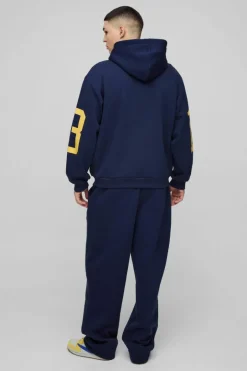 Oversized Homme 13 Zip Through Tracksuit