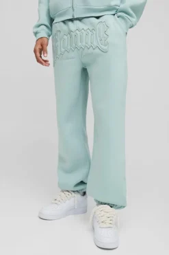 Oversized Homme Applique Cuffed Jogger