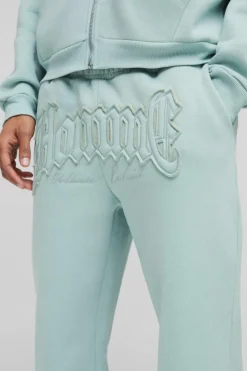 Oversized Homme Applique Cuffed Jogger