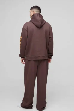 Oversized Homme Hooded Wide Leg Tracksuit