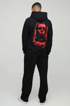 Oversized Lil Wayne License Print Hoodie