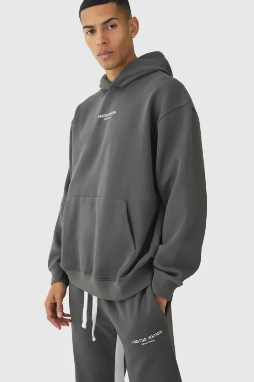 Oversized Limited Edition Extended Drawcords Hooded Tracksuit