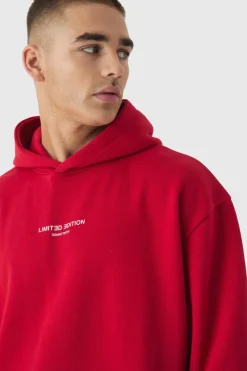 Oversized Limited Edition Extended Drawcords Hooded Tracksuit
