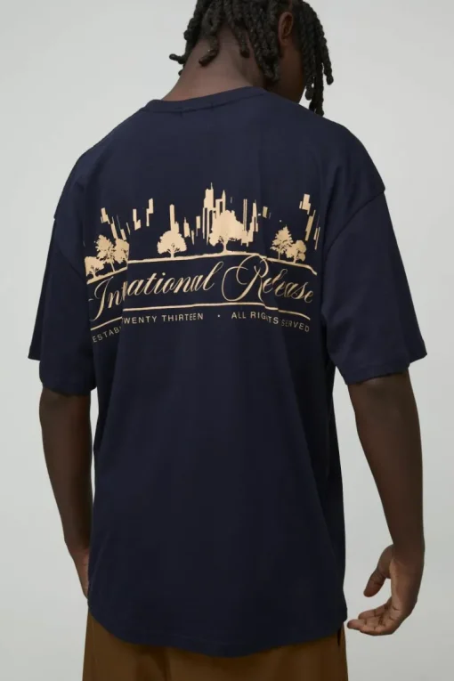 Oversized Limited Edition Landscape Printed T-Shirt