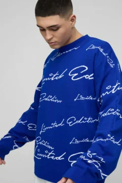 Oversized Limited Edition Knitted Jumper
