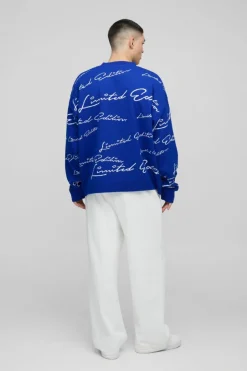 Oversized Limited Edition Knitted Jumper