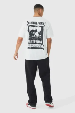 Oversized Linkin Park Band License Print T-Shirt