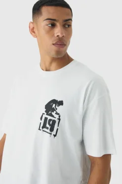 Oversized Linkin Park Band License Print T-Shirt