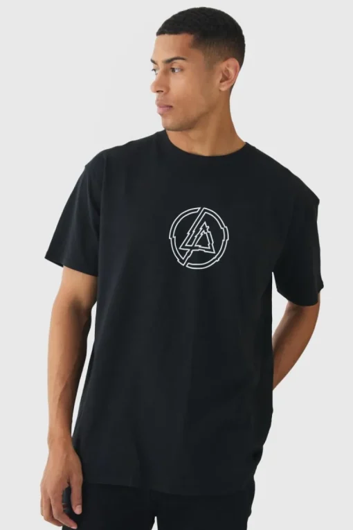 Oversized Linkin Park Band License Print T-Shirt