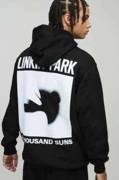 Oversized Linkin Park Band License Hoodie