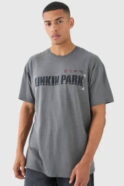 Oversized Linkin Park Wash License T-shirt