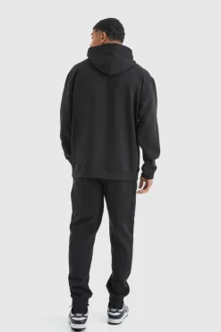 Oversized Man Signature Over The Head Hoodie